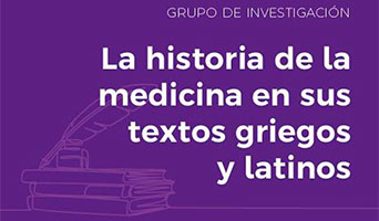 Logo grupos de investigación de la Sehm: La Historia de la Medicina en sus textos griegos y latinos.