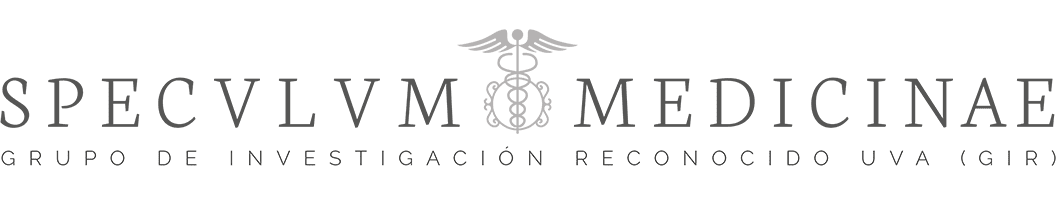 Logo grupos de investigación de la Sehm: Speculum medicinae.
