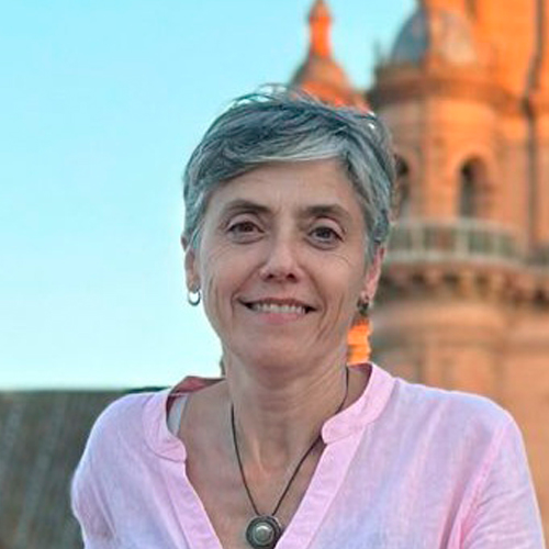 Junta directiva de la SEHM. Mercedes del Cura González (tesorera).
